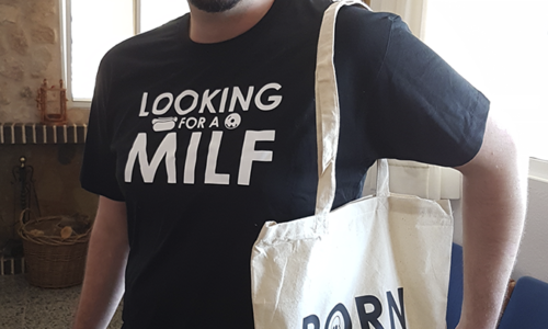 oscar, looking for a milf, porn inside, como quedan las camisetas personalizadas, camisetismo