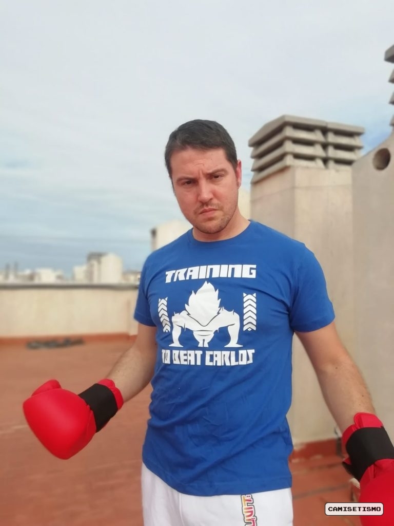 camiseta de vegeta personalizada