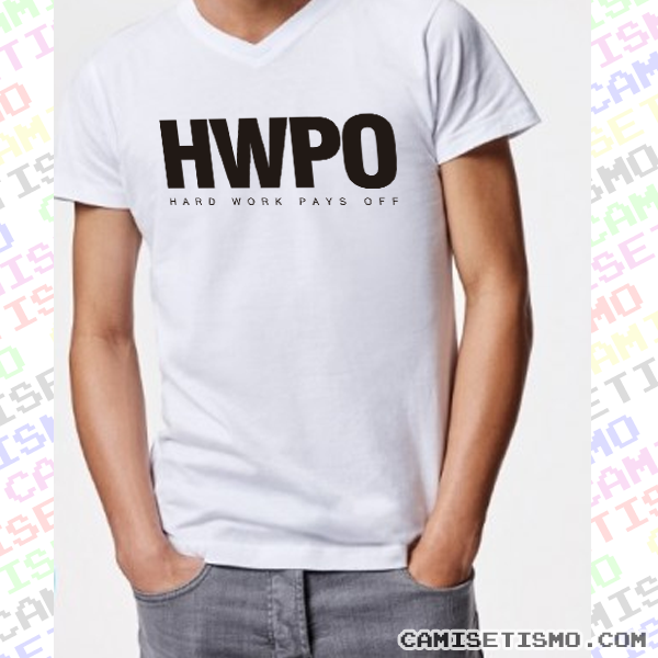 camiseta hard work pays off