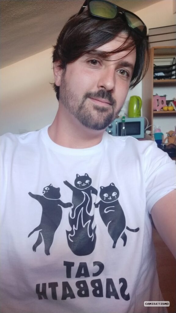 cat sabbath, camiseta