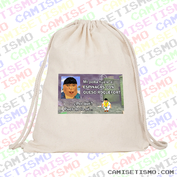 Mochila Fecalia Espinacas y queso roquefort