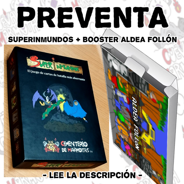 Superinmundos + Booster Aldea Follón