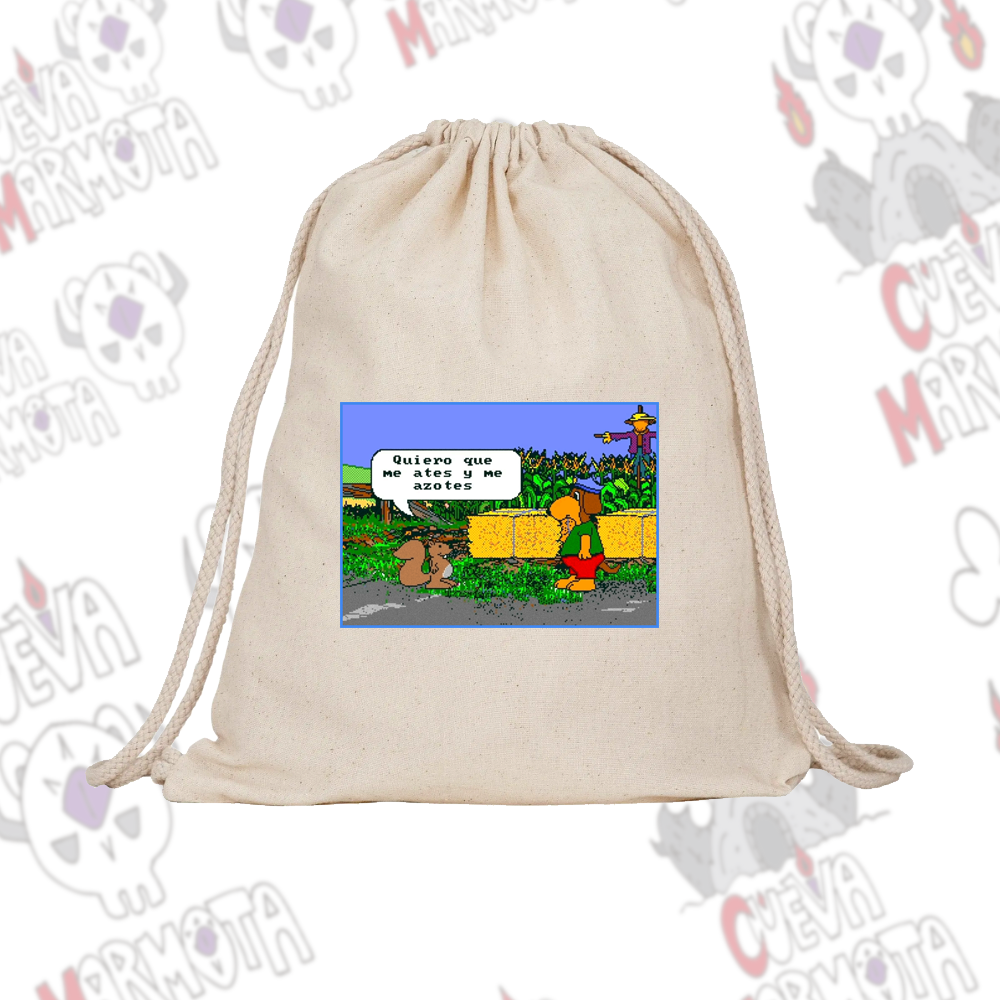Mochila saco Ardilla de Aldea Follón